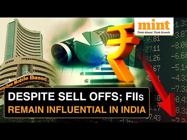 FIIs Remain Extremely Influential In The Indian Stock Market; Despite Heavy Buying By The DIIs