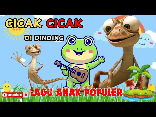 Cicak Cicak Di Dinding - Lagu Anak Anak - Lagu Anak Indonesia Populer @ZhetaKids