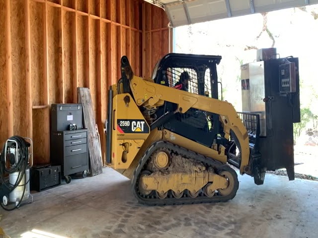 Rotary parts washer gets moved into final location