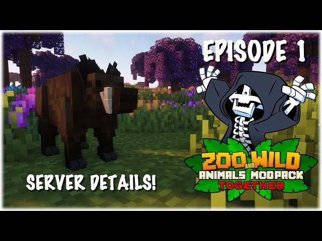 Join Me On This EPIC Zoo Building Adventure! - Minecraft SMP: Zoo and Wild Animal (ZAWA) Mod - S3E1