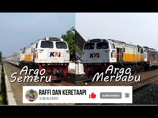 Hunting Kereta Baru Argo Semeru Agro Merbabu Stasiun Cirebon