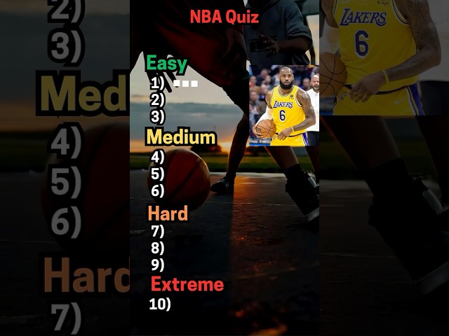 Can You Name These 10 NBA Players? #nba #quiz #shorts