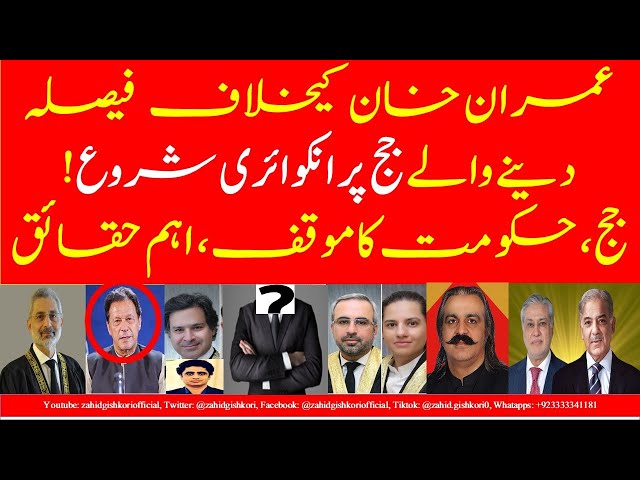 Tosha Khana Judge faces inquiry|Who want action on judge ruled against Imran Khan?What’s CM KP role?