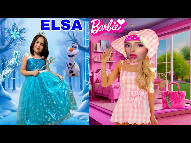 ELSA vs BARBİE SİHİRLİ ZEYNEP HİRANUR NELER OLUYOR !?