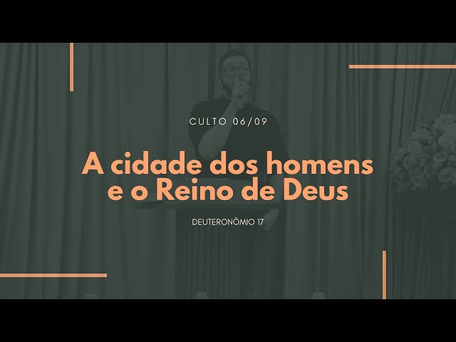 Deuteronômio 17:14 - Rev. Pedro Dulci