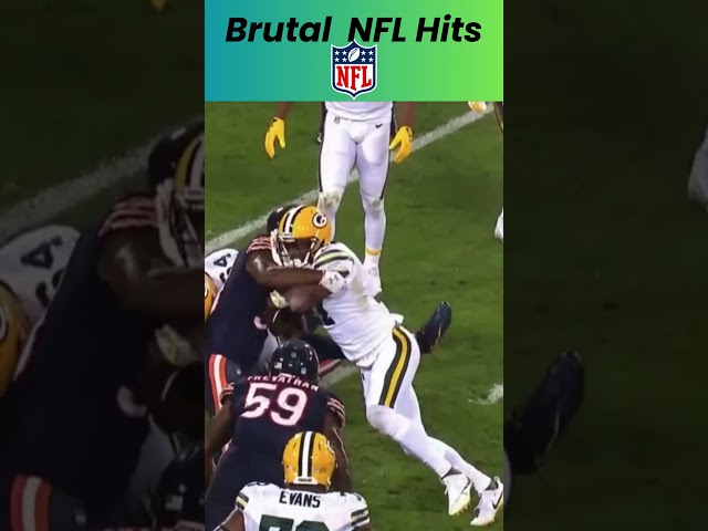 NFL Brutal Hit 💥 | #NFL #BigHits  #FootballHighlights #NFLHits #Tackles