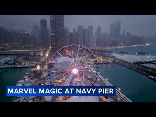 Marvel takes over Chicago's Navy Pier ahead of 'Captain America: Brave New World' premiere