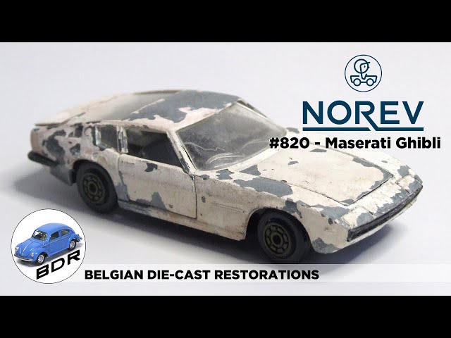 Norev JetCar n°820 Maserati Ghibli Die-Cast Restoration