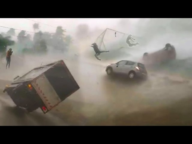 Shocking! Shanghai Paralyzed by Typhoon Bebinca, China in Chaos! Extreme Winds Destroy the City