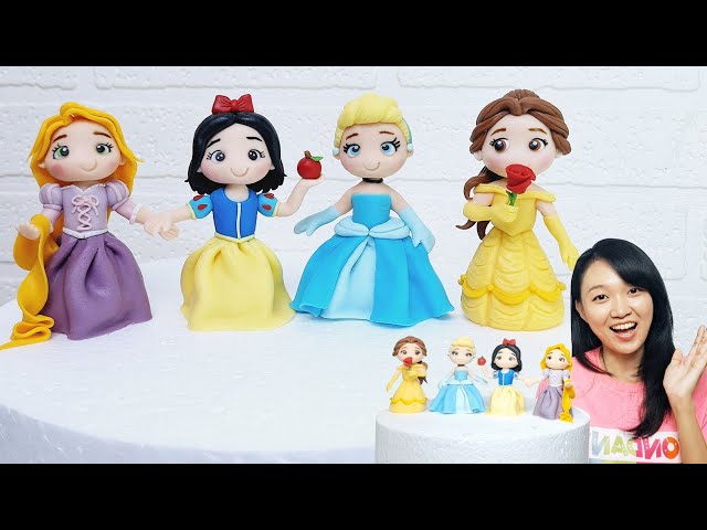 How to make Princess Cake Toppers | Princess Cake