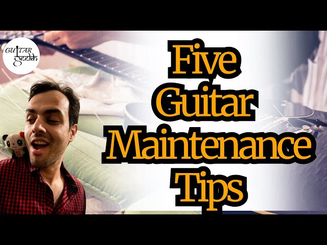 5 Essential Maintenance Tips for Every Guitar Player player