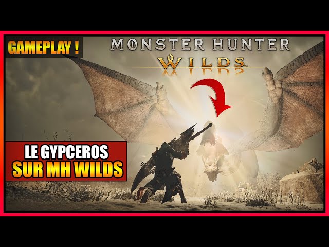 GAMEPLAY - ON CHASSE LE GYPCEROS SUR MONSTER HUNTER WILDS AVEC LA GUNLANCE - PS5 PRO - FR