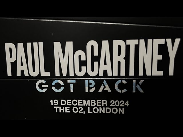 Paul McCartney ‘GOT BACK’ Final Show + Ringo Starr & Ronnie Wood, The O2, London, 19 December 2024