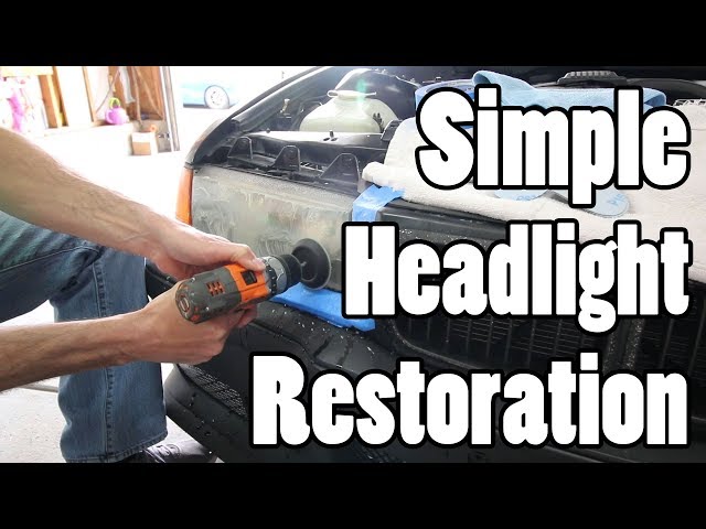 Restoring My BMW Headlights