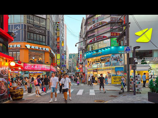 Walking from Myeongdong to Dongdaemun on a summer night | Walking Tour Seoul 4K HDR