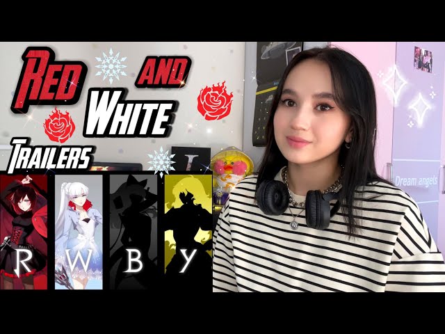 РЕАКЦИЯ на RWBY "Red"  and  "White" Trailer | Honest reaction