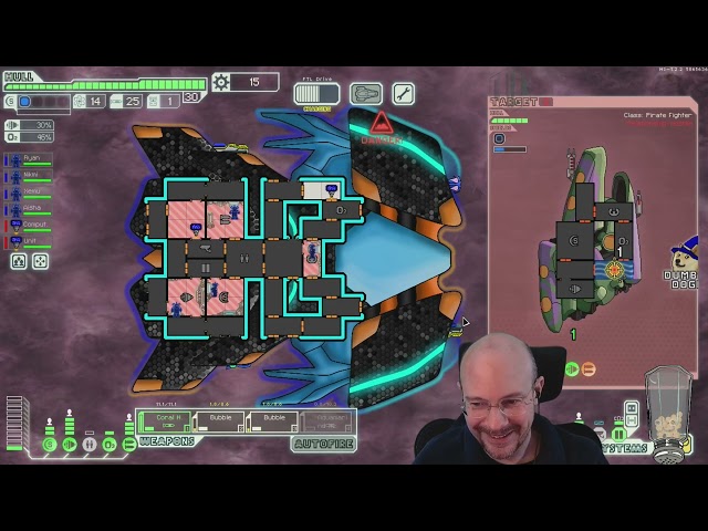 FTL Hard mode, WITH pause, Viewer Ships! The Aquafe, 1st run