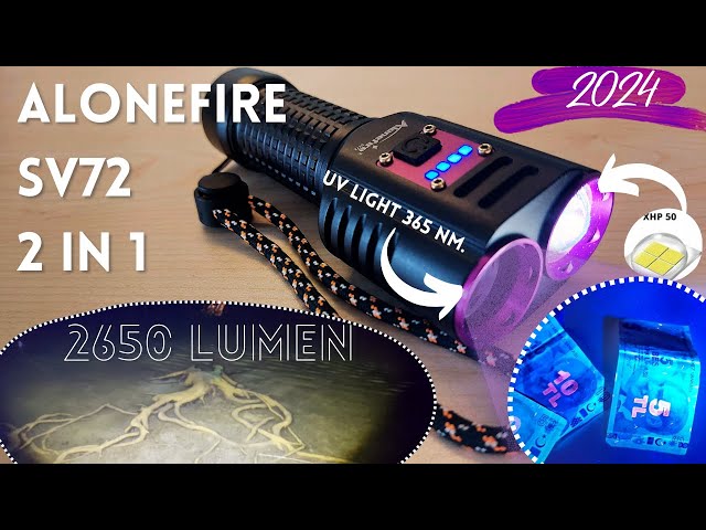 An Extraordinary Flashlight - Alonefire SV72 - 2024 Detailed Review