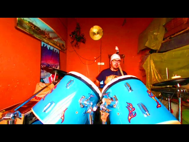 Che bello essere un puffo (drums cover) VR180 3D