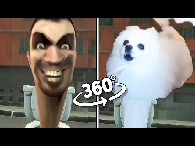 Skibidi Toilet vs Dog Toilet 12 | 360º VR (NEW)