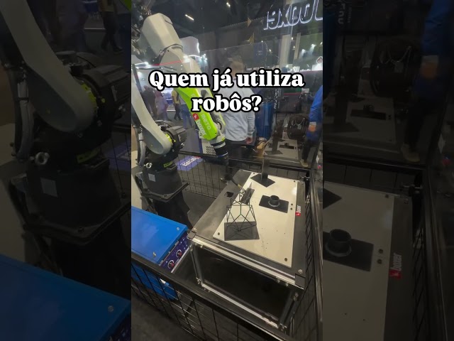 🚨Quem já utiliza robôs? #shorts #robot #robo #robotics #industria