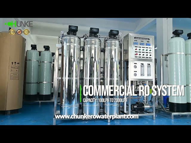 Industrial reverse osmosis water treatment system