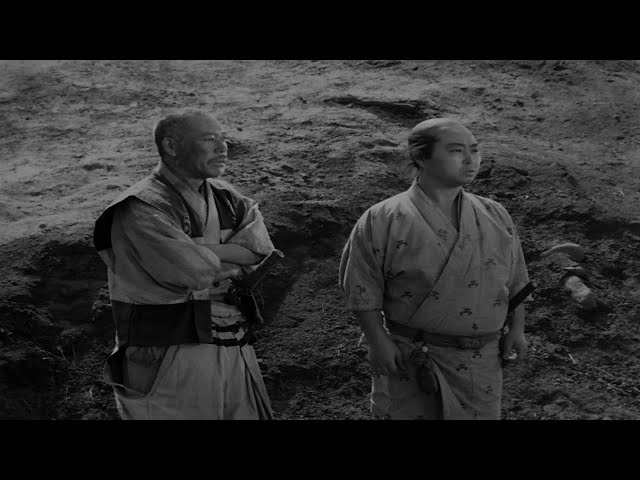 Seven Samurai 1954 Ending scene 4K HDR Mono