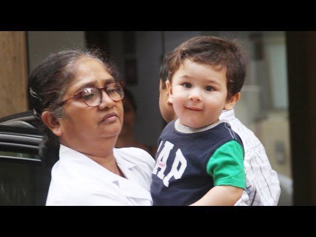 Taimur Ali Khan refuses to enter school, video goes viral-Watch