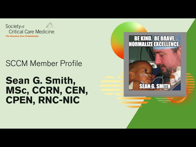 Member Spotlight: Sean G. Smith, MSc, CCRN, CEN, CPEN, RNC-NIC