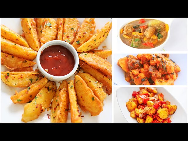 POTATOES: 4 SAVOURY POTATO RECIPES - WAYS TO COOK POTATOES