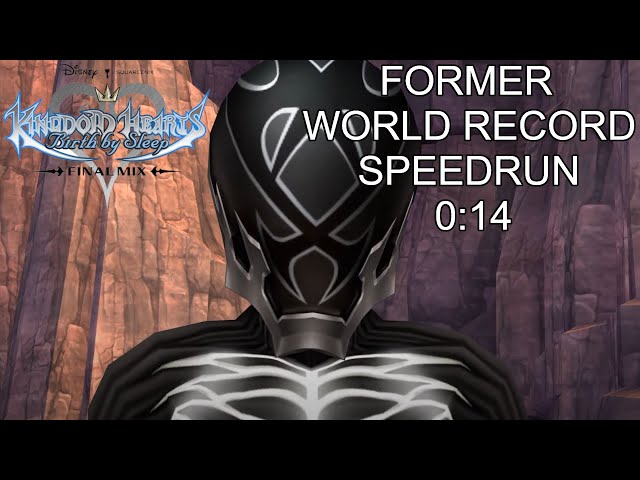 KH BBS FM [CM Terra] Vanitas Remnant Speedrun 0:14 [FORMER WORLD RECORD]