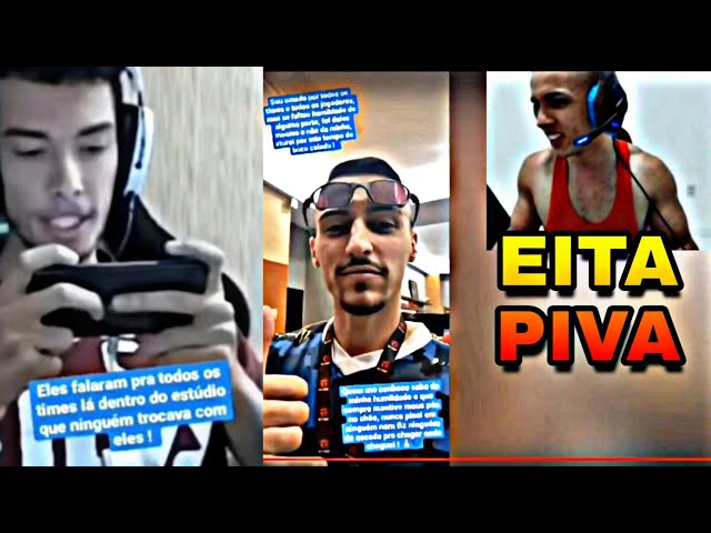 HUDSON AMORIM REAGINDO A TRETA ENTRE RAPOSO E VINIXZ, ACABOU DERRUBANDO A CÂMERA - PANDA GAMER 🐼