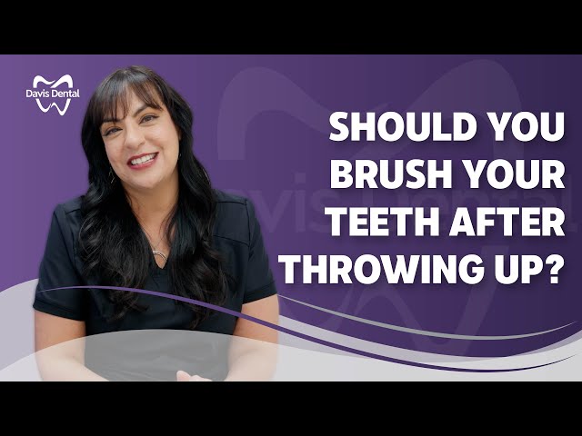 Should You Brush Your Teeth After Throwing Up? Dr. Davis Debunks This Dental Myth