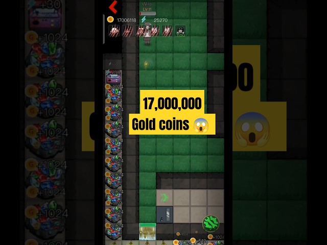 I got 17,000,000 million Gold 🪙 coin on haunted dorm 😱😱 #haunteddorm