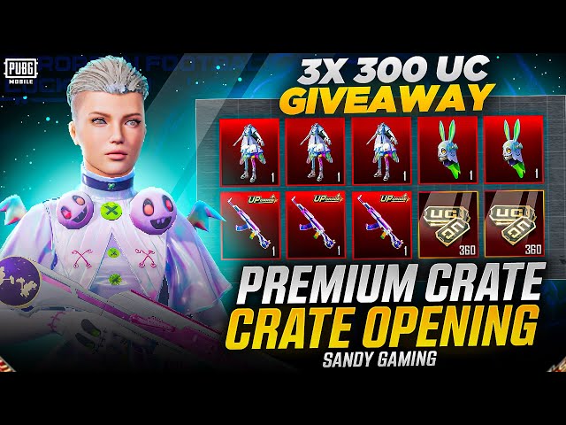 NEW PREMIUM CRATE FREE UPGRADE BUNNY AKM OPENING | PUBG MOBILE