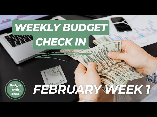 Weekly budget FEB week 1 | Low income | budgetwithjane | budget with euros | cash envelopes