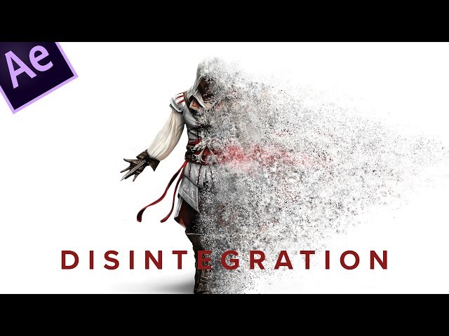 After Effects Tutorial: Disintegration effect: 2 minute Tut