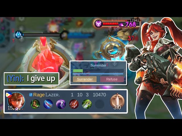 TRULY THE MOST INTENSE LAYLA GAME EVER | Mobile Legends