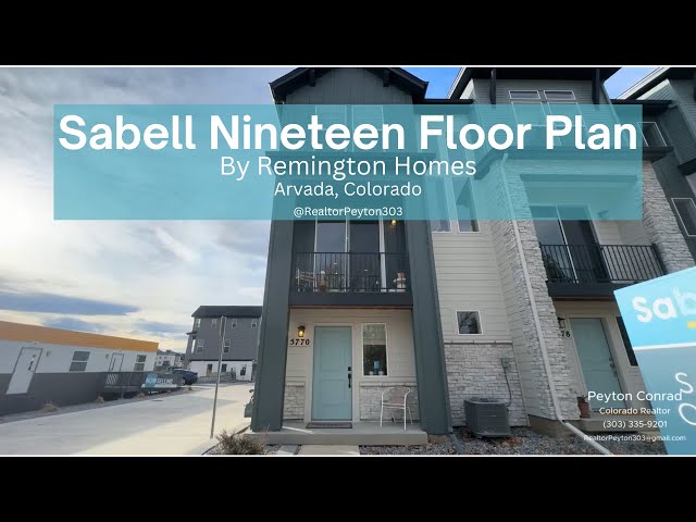 Nineteen Model Home - Sabell by Remington Homes in Arvada, Colorado - Colorado Realtor Peyton Conrad