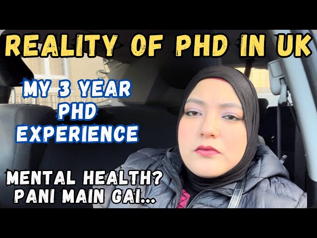 Reality of PhD in UK | My 3 Year PhD Experience | Mental Health, Lonliness #phd #uk #phdlife