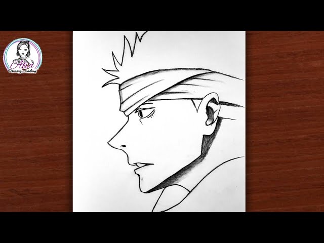 How to draw gojo satoru easy | anime drawing tutorial for beginners | How to draw anime step by step