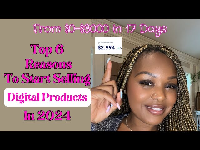 From 0-$3000 w/ FACELESS Digital Marketing n 17 days | Top Reasons To Start Selling Digital Products