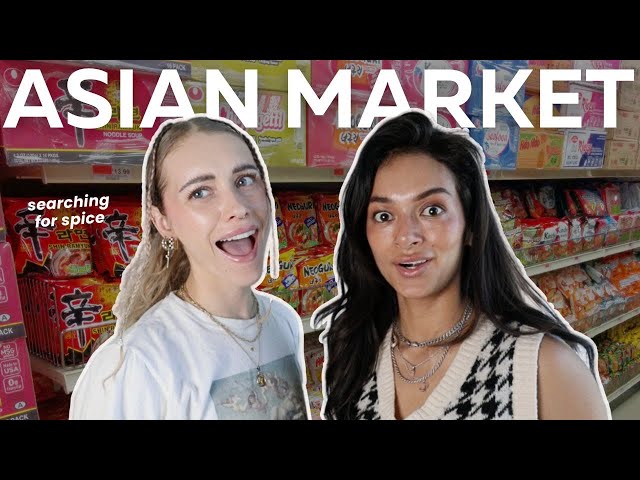 exploring the asian market with my fiancee