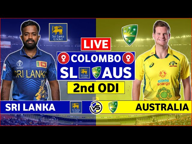 Sri Lanka vs Australia 2nd ODI Live Scores | SL vs AUS 2nd ODI Live Scores & Commentary | SL Batting