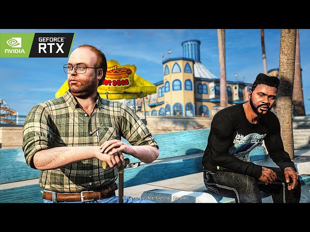 GTA 5 Remastered Next-Gen Ultra Realistic Graphic Mod Walkthrough 'Lester Assassination' Gameplay 4K