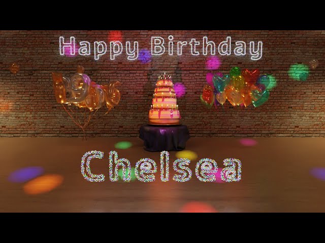 🎉 Chelsea's 360° Interactive Happy Birthday Party – Rotate Your Phone! 🎈 [EN]