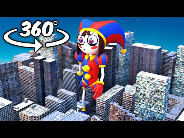 Giant Pomni DESTROYS the City - 360º/VR (The Amazing Digital Circus)