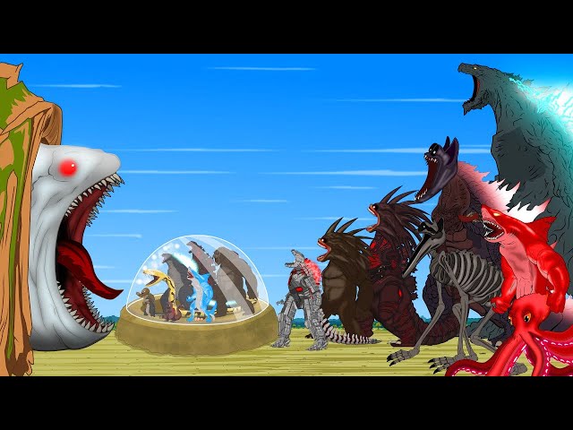 Rescue All Family GODZILLA & KONG, GODZILLA EARTH: What is an Energy Transformation? FUNNY CARTOON