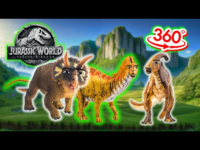 360º VR Jurassic Gegagedigedagedago 🦕 Dinosaurs Jurassic World Virtual 🐾 4K VR 360 Video