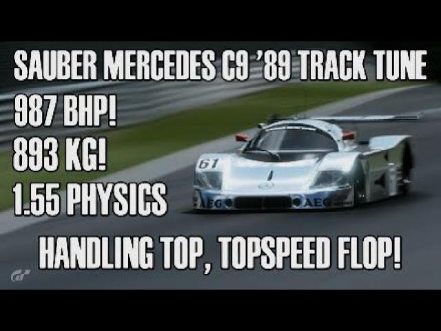 [918PP] Sauber Mercedes C9 '89 Track Tune (1.55 Physics)